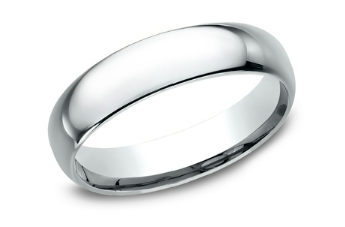 5mm 14KW Gold Dome Band