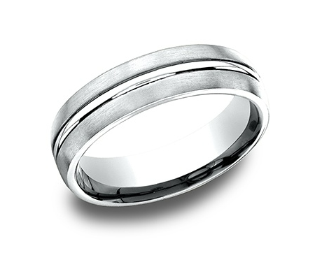6.5mm BASTION 14KW Gold Band with Center Cut