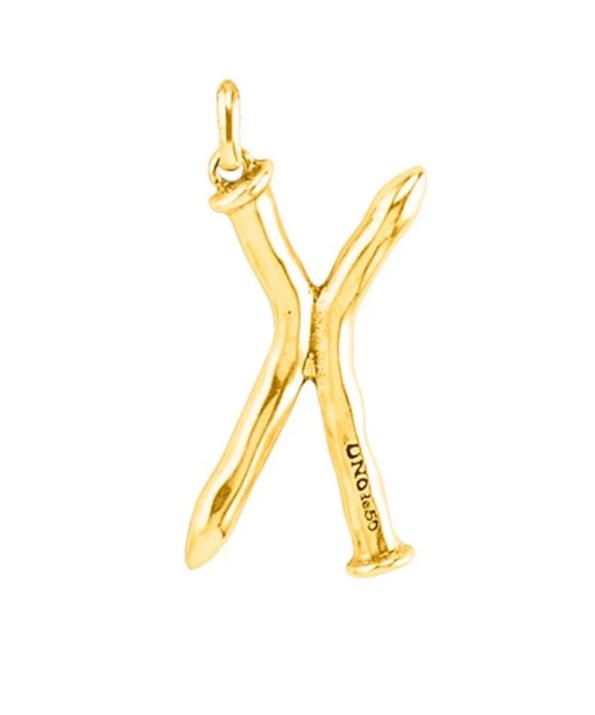 Uppercase Letter X Charm
