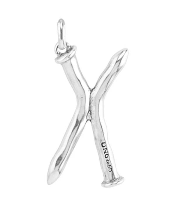 Uppercase Letter X Charm