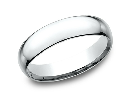 Benchmark 5mm 14k Gold Super Light Comfort Fit Wedding Band