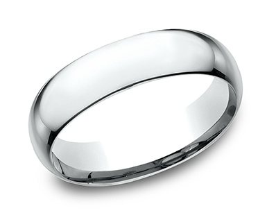 Benchmark 6mm 14k Gold Super Light Comfort Fit Wedding Band