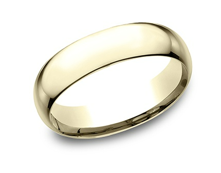6mm 14K Gold Super Light Band