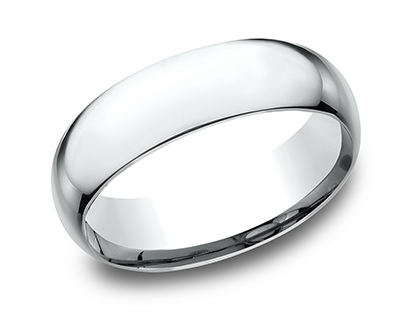 7mm 14K Super Light Regular Dome Comfort Fit Wedding Band