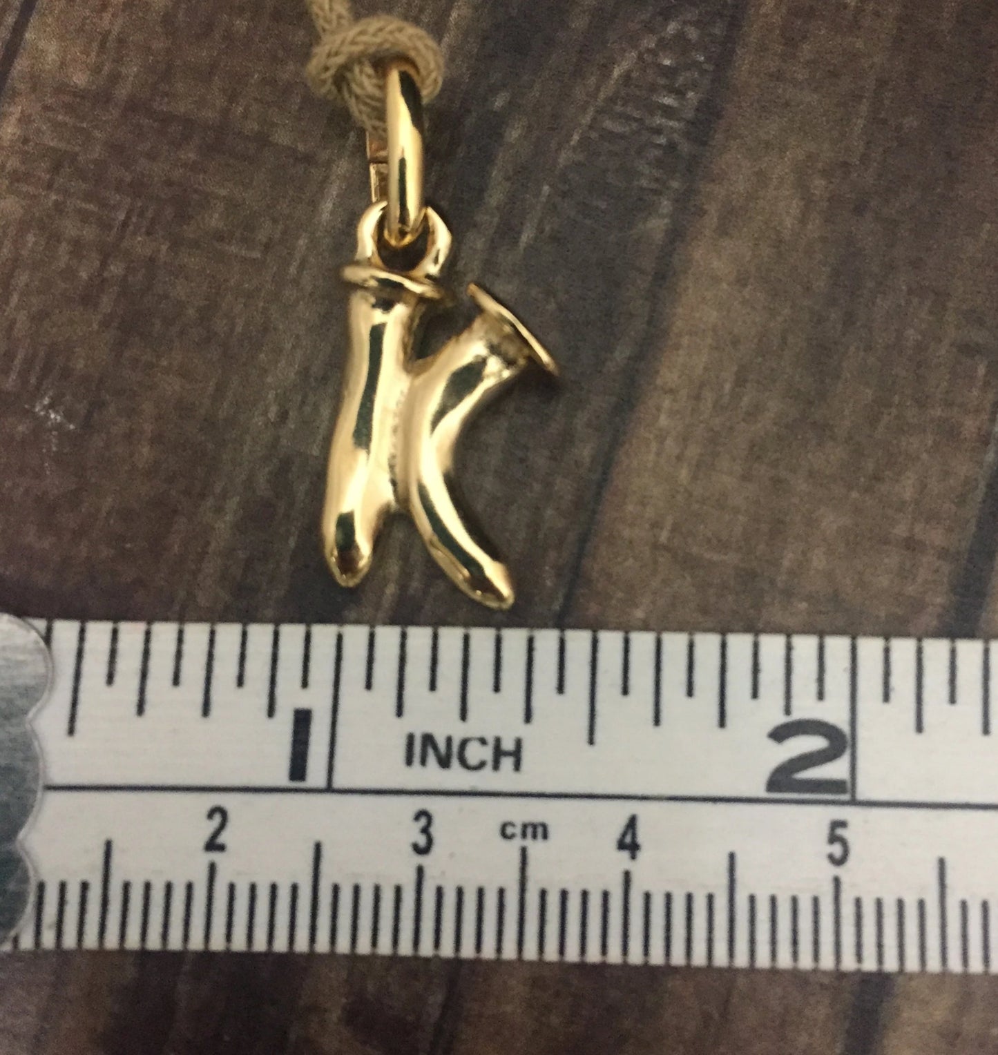 LITTLE Letter K Gold