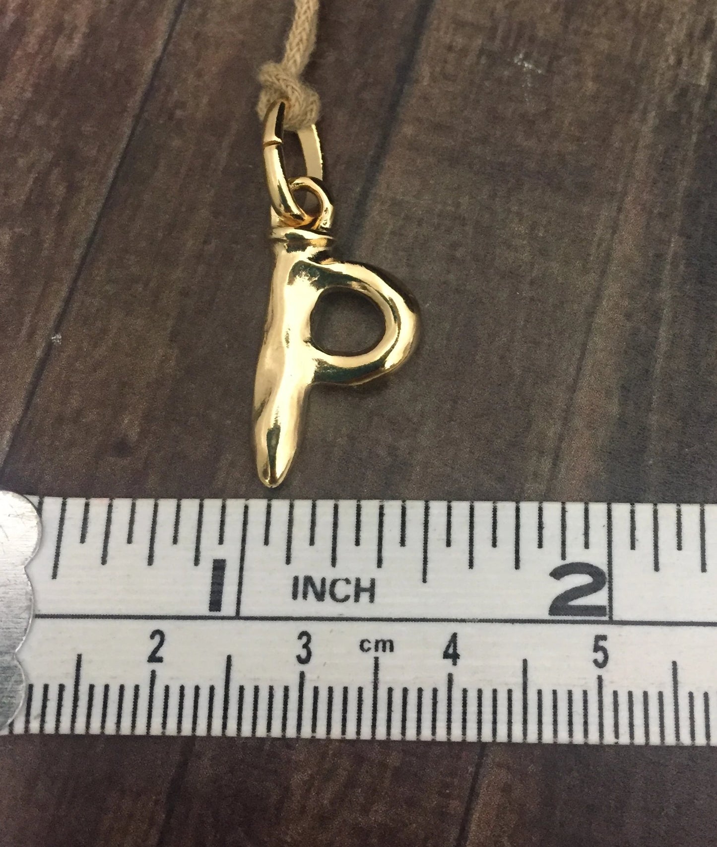Lowercase Letter P Charm