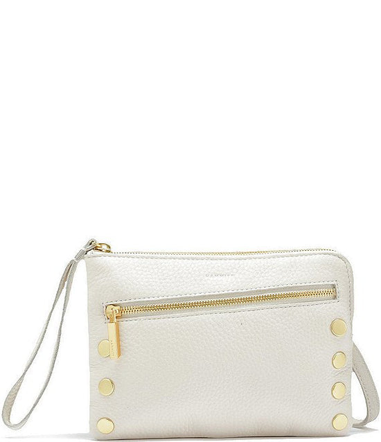 NASH SML Crossbody Wristlet in Calla Lily White/ Gold