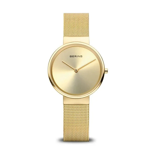Ladies Classic Yellow Gold w/Milanaese Strap