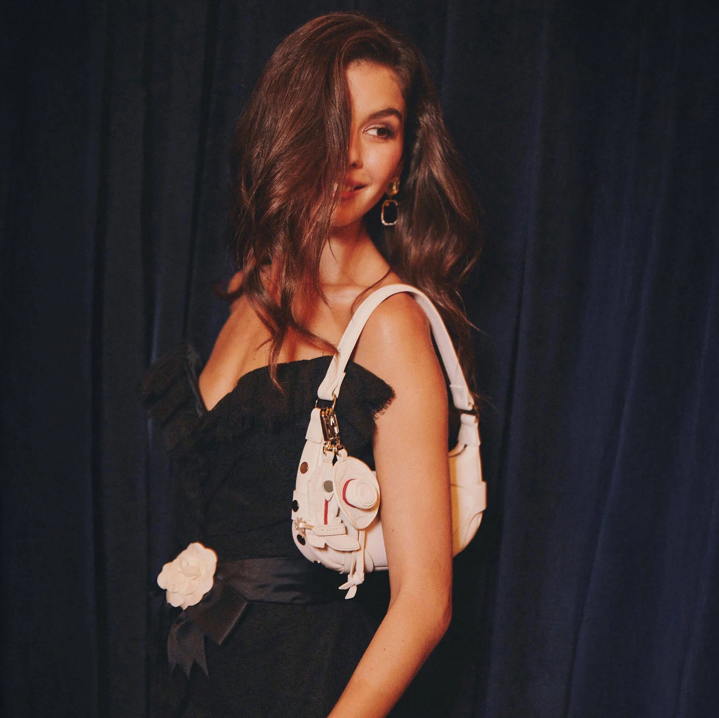 Lauri Boot Charm in Western Rein/ Silver