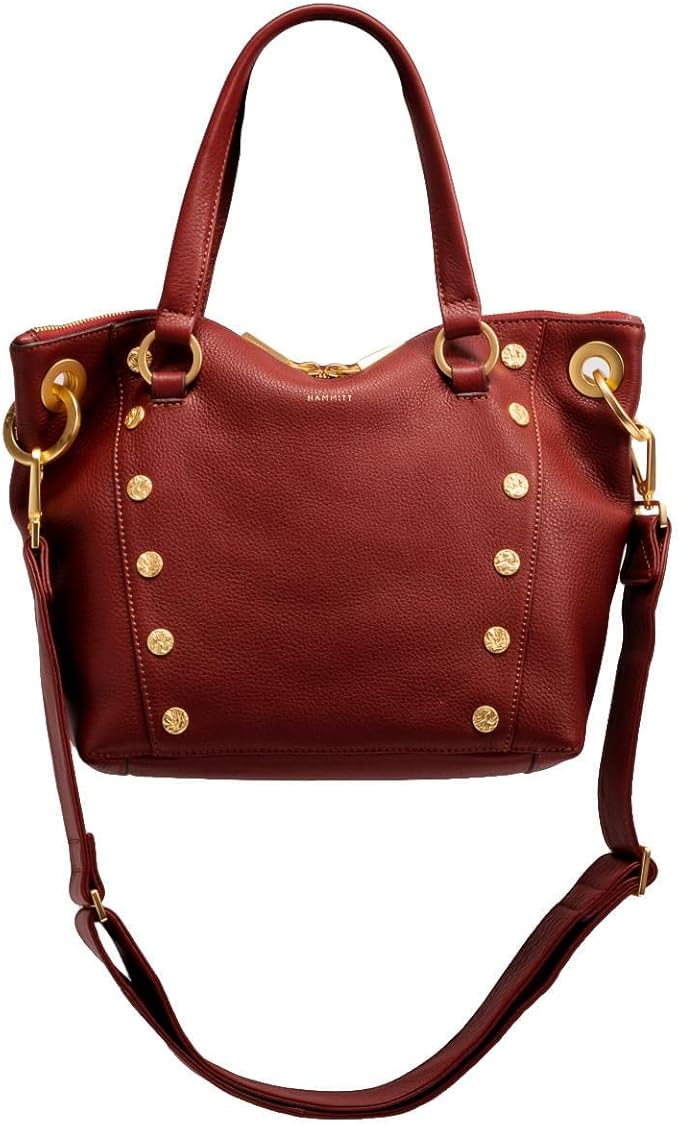 Retired DANIEL MED Handbag in Pomodoro Red/Gold