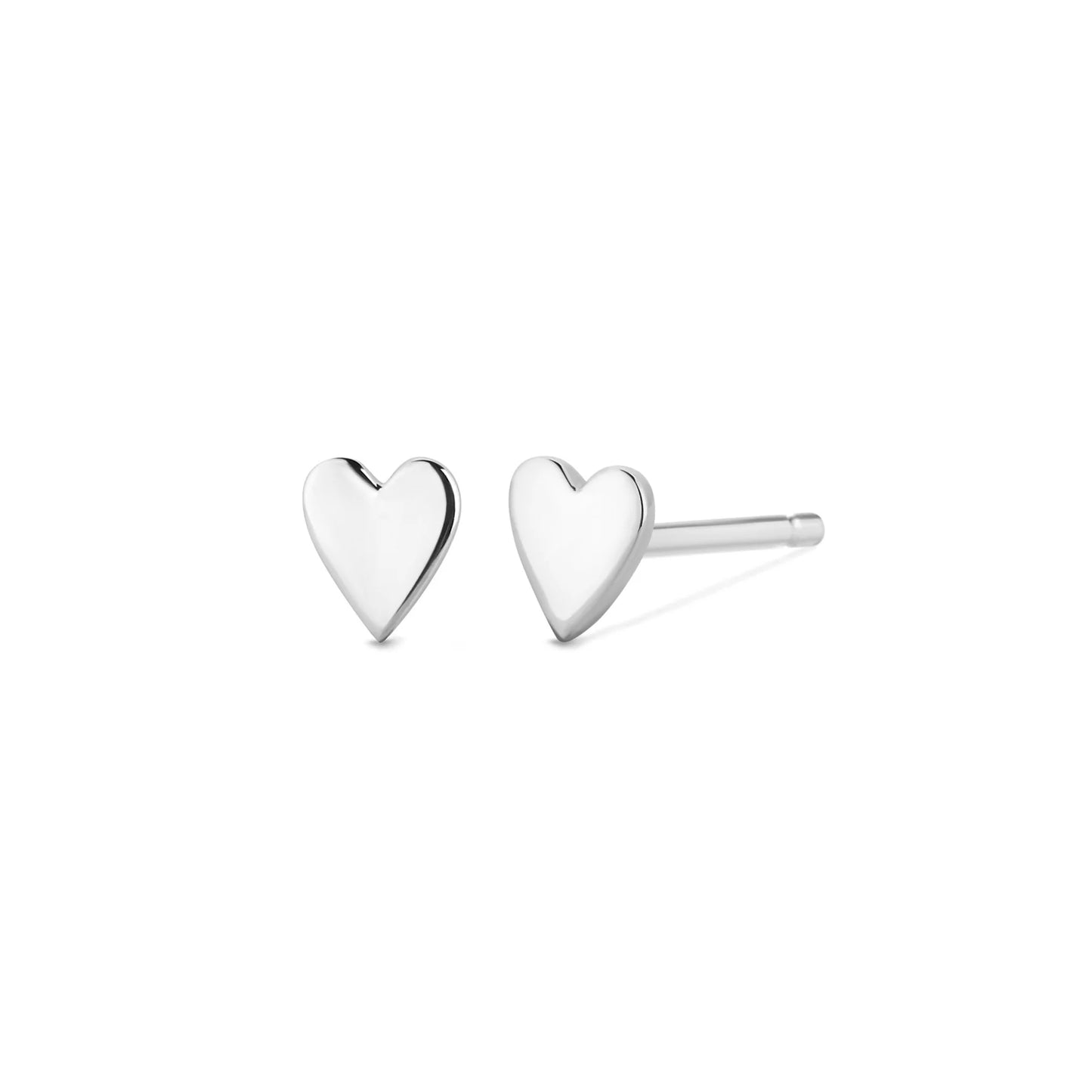 Minnie Heart Stud Earrings