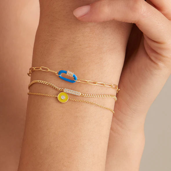 Glam Bar Bracelet in Gold