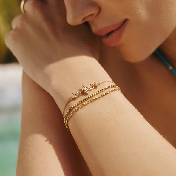 Filia Curb Chain Bracelet in Gold