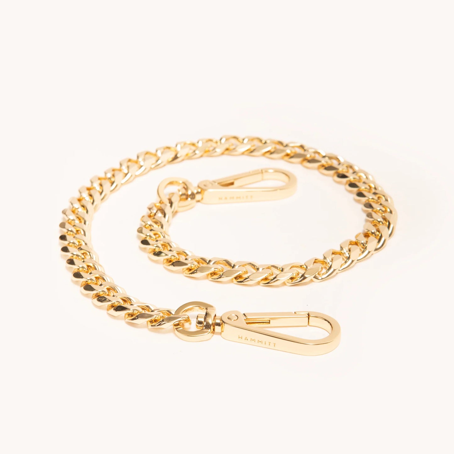 Metal Chain Shoulder Strap in Gold