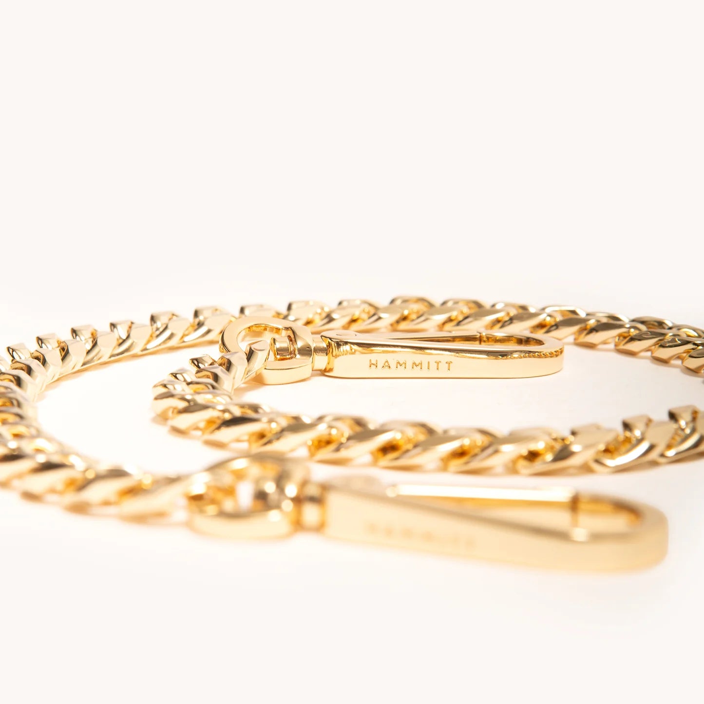 Metal Chain Shoulder Strap in Gold