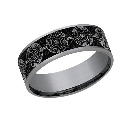 7.5mm "12 Gauge Back" Band