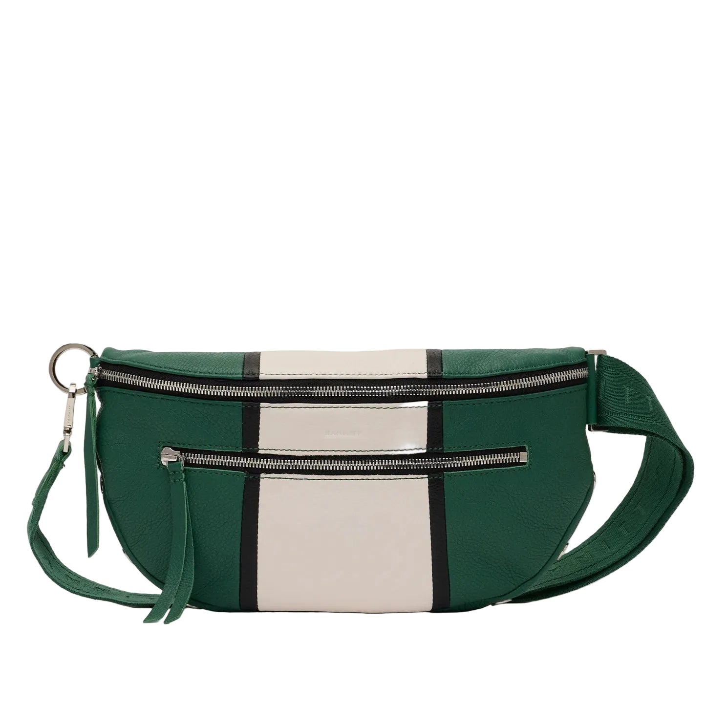 Charles Crossbody Lrg in Clubhouse Stripe/ Silver