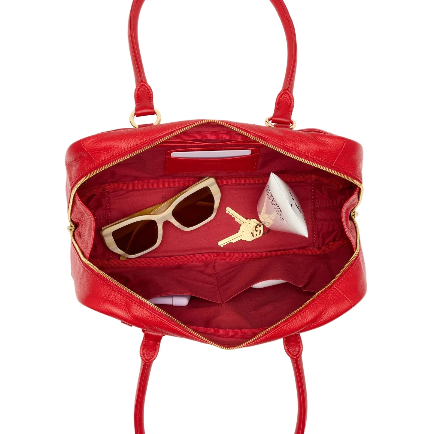 Meredith Med in Chili Red/ Gold