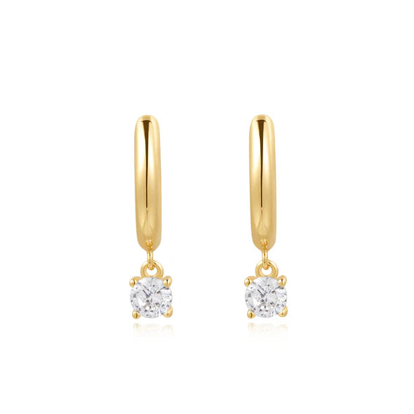 Gold Drop Solitaire Huggies