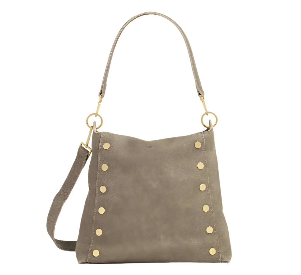 BRYANT LRG Handbag in Pewter/ Gold