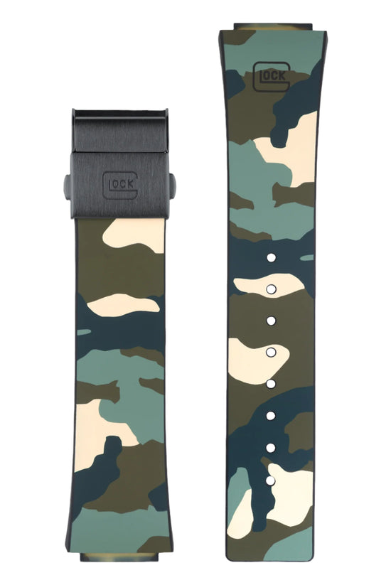 Forest Camo Silicone Watch Band