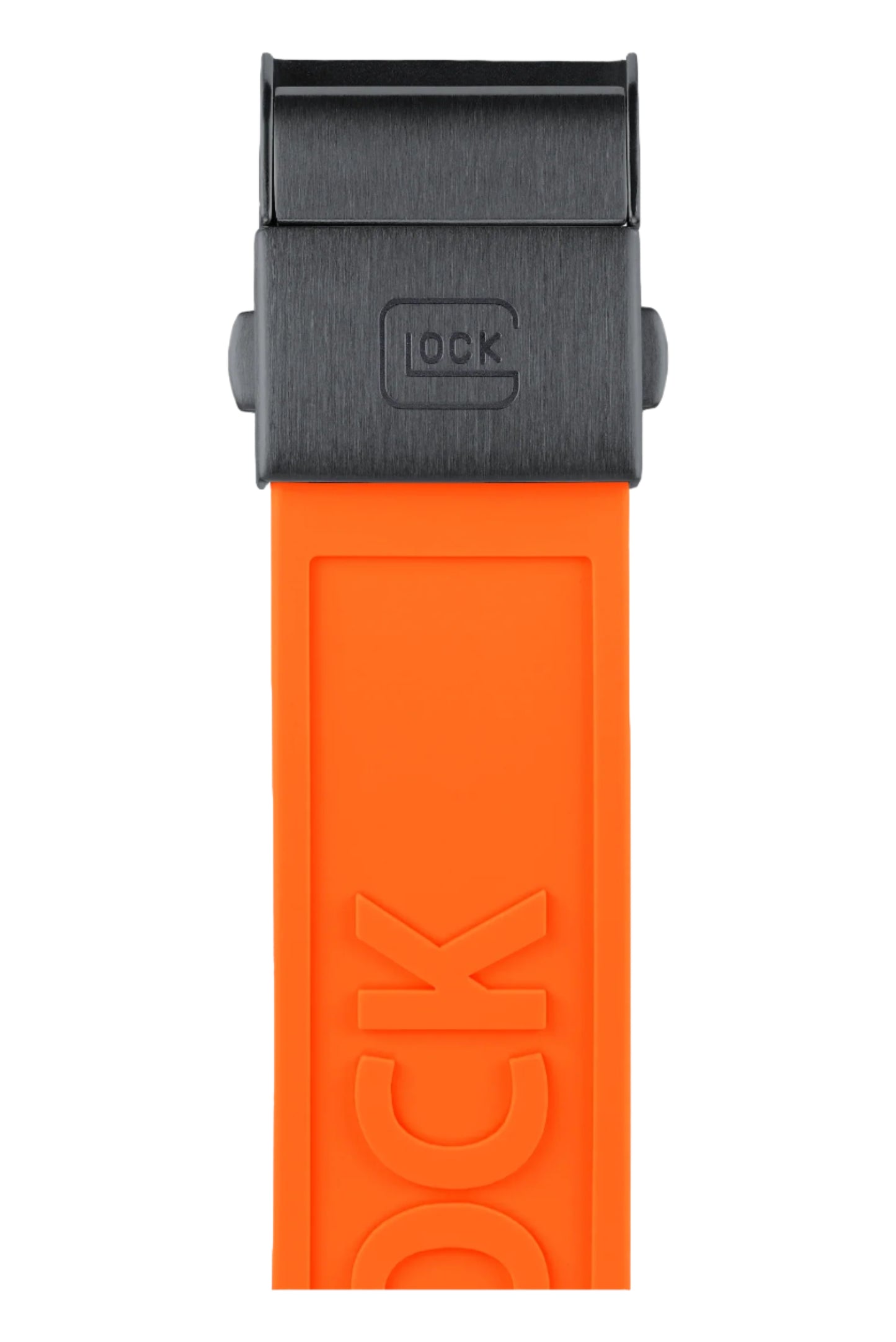 Orange LOGO Silicone Watch Band