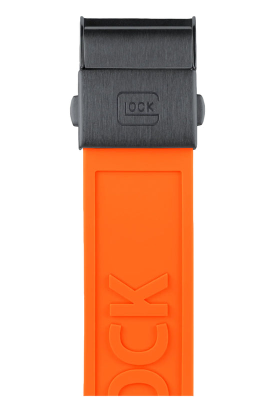 Orange LOGO Silicone Watch Band