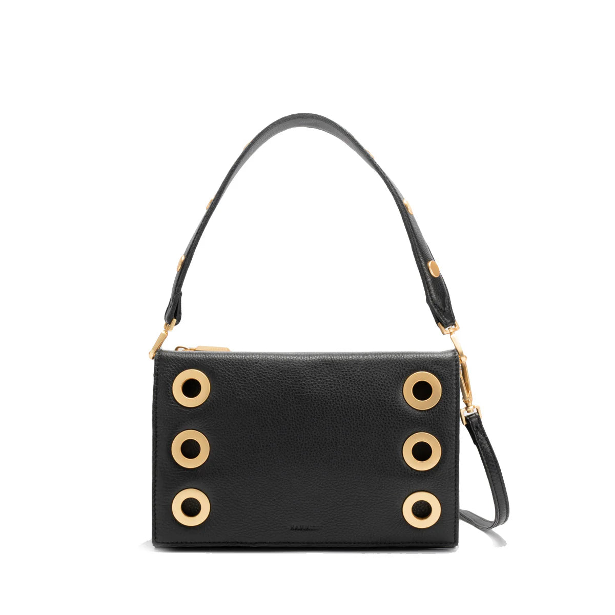 Montana Clutch Sml Handbag in Black/Brushed Gold