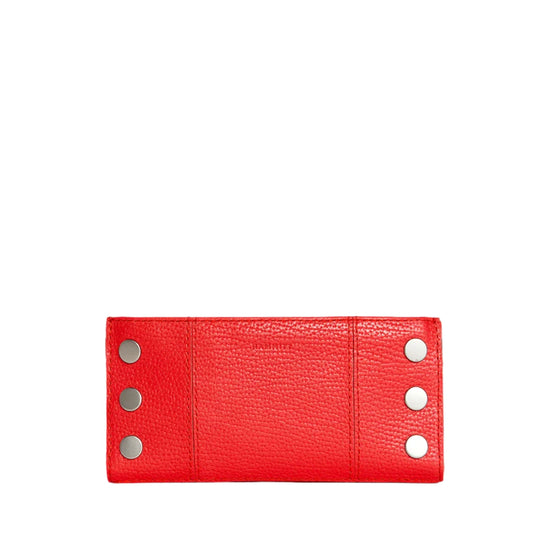 110 NORTH Bifold Wallet in Lighthouse Red/ Silver