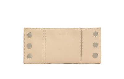 110 North Wallet in Limestone/Silver