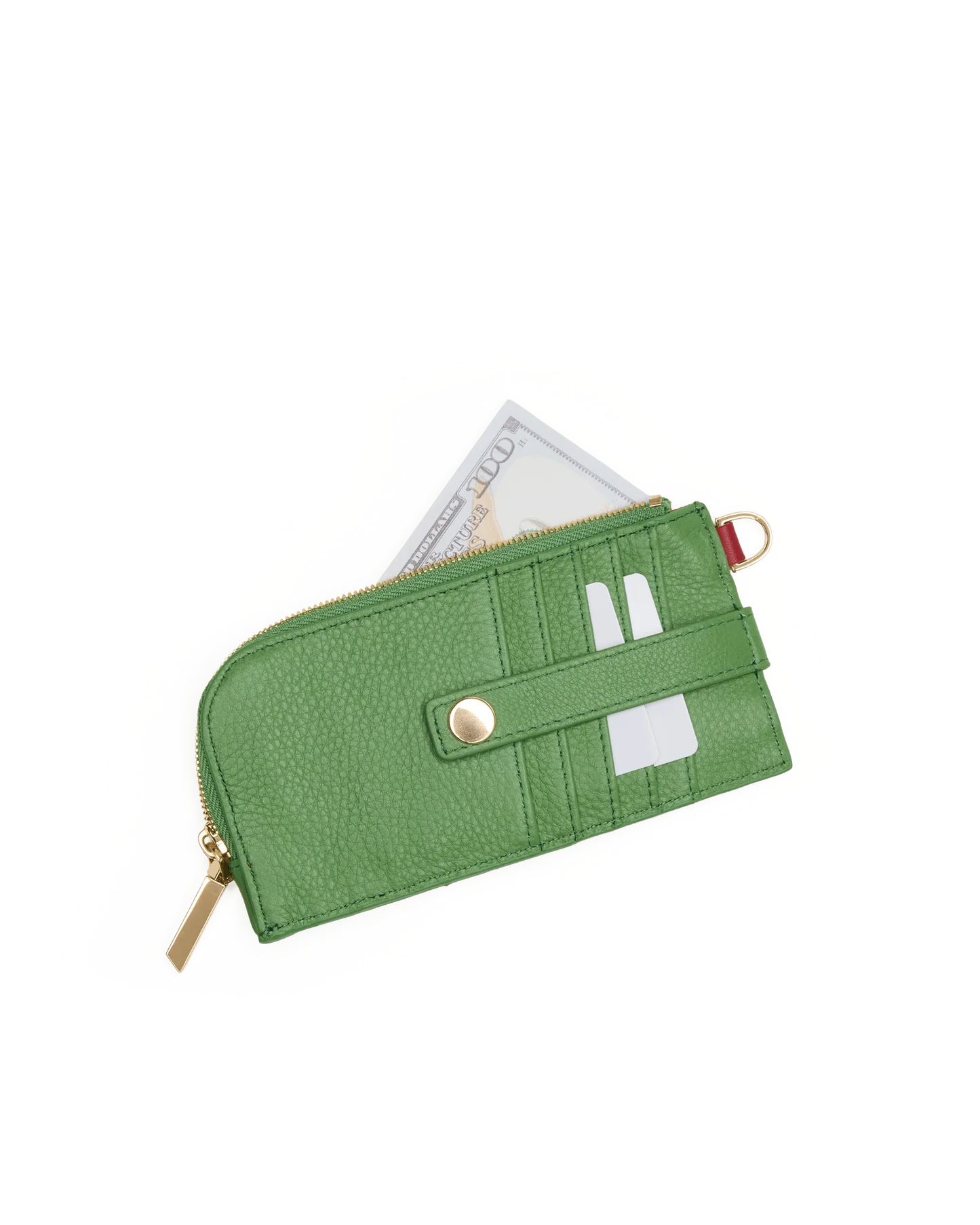 210 East Wallet in Dill/Gold