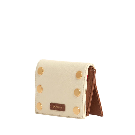 Allen Wallet in Courtyard Cream/ Brushed Gold