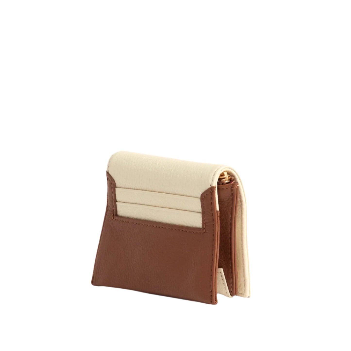 Allen Wallet in Courtyard Cream/ Brushed Gold