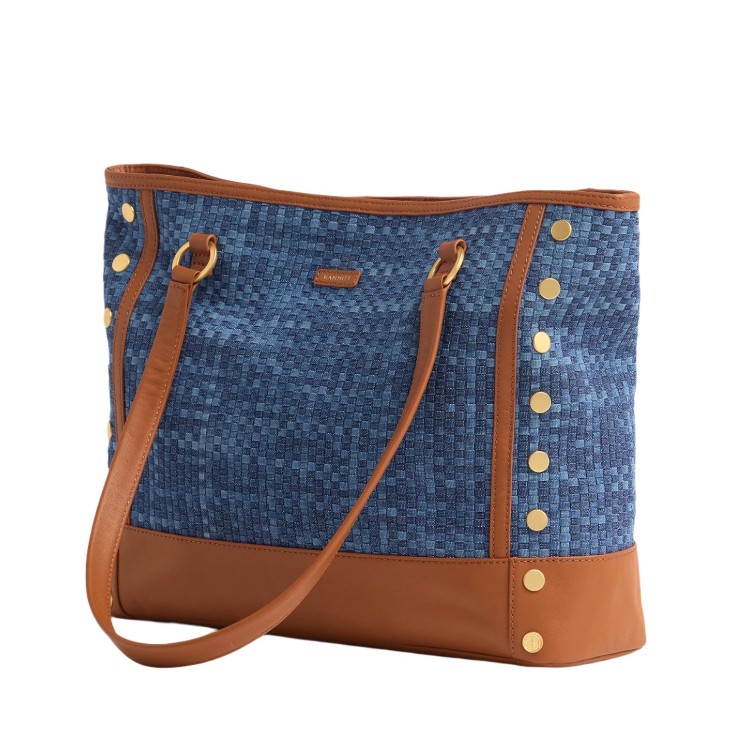 Andersen Tote in Revival Mosaic Denim/ Brushed Gold