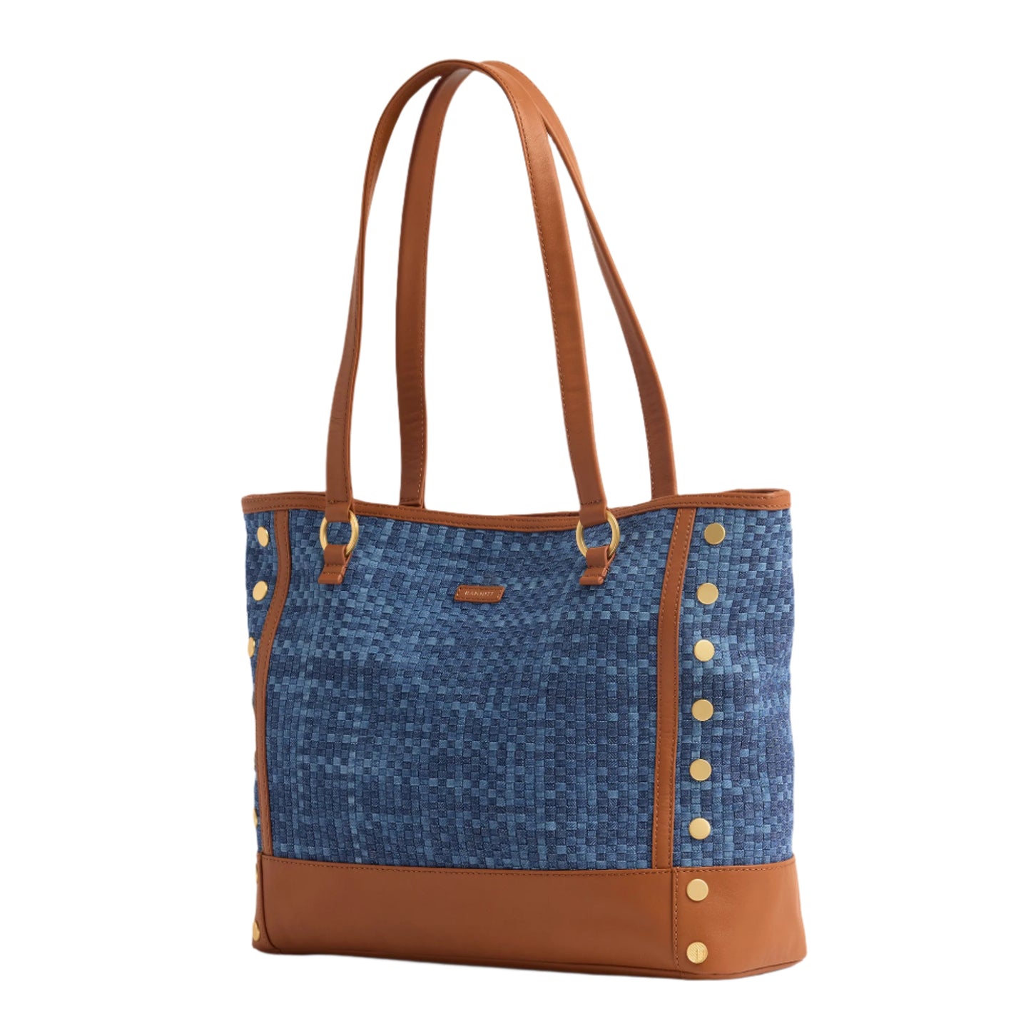 Andersen Tote in Revival Mosaic Denim/ Brushed Gold