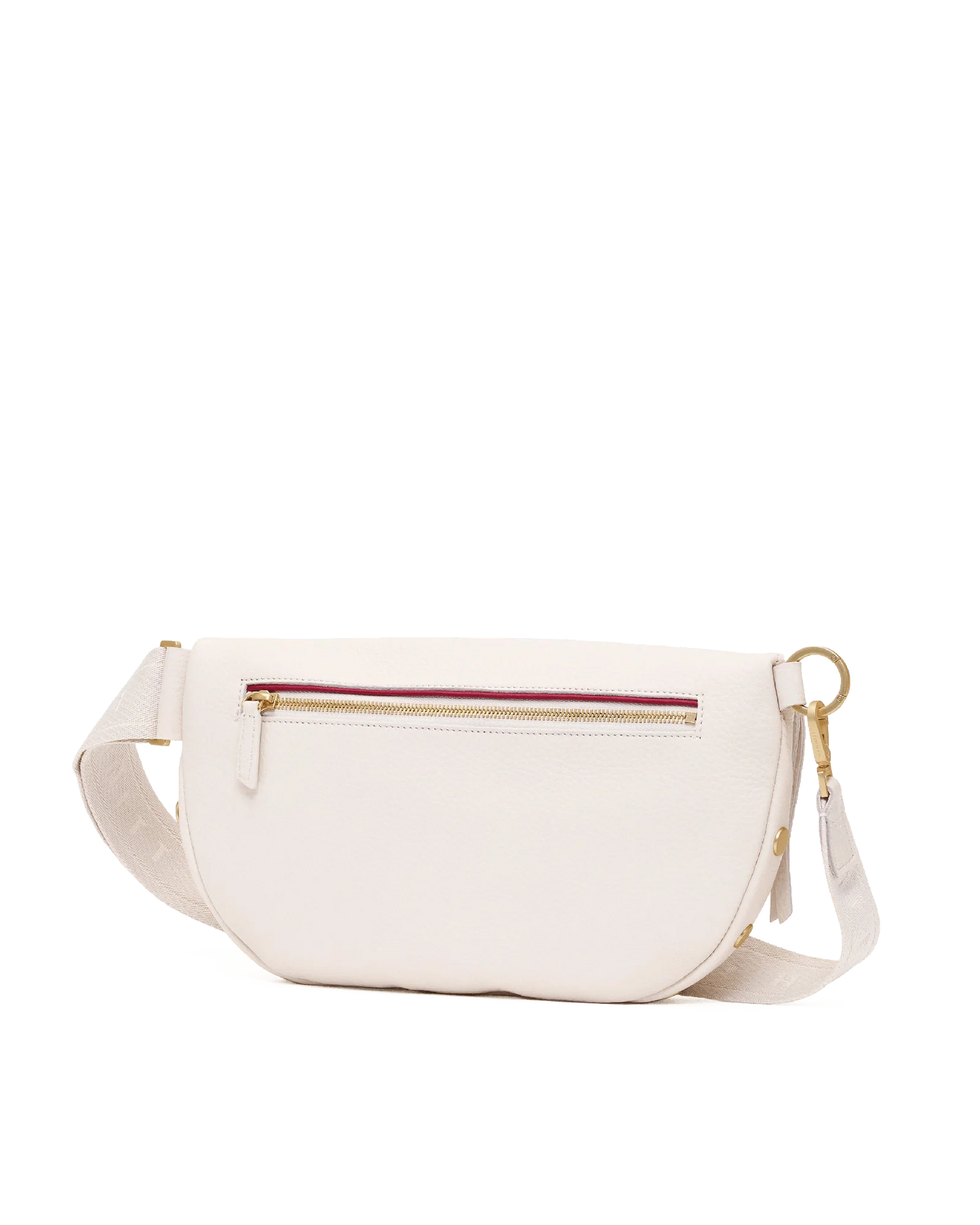 Charles Crossbody Lrg In Calla Lily White/ Gold