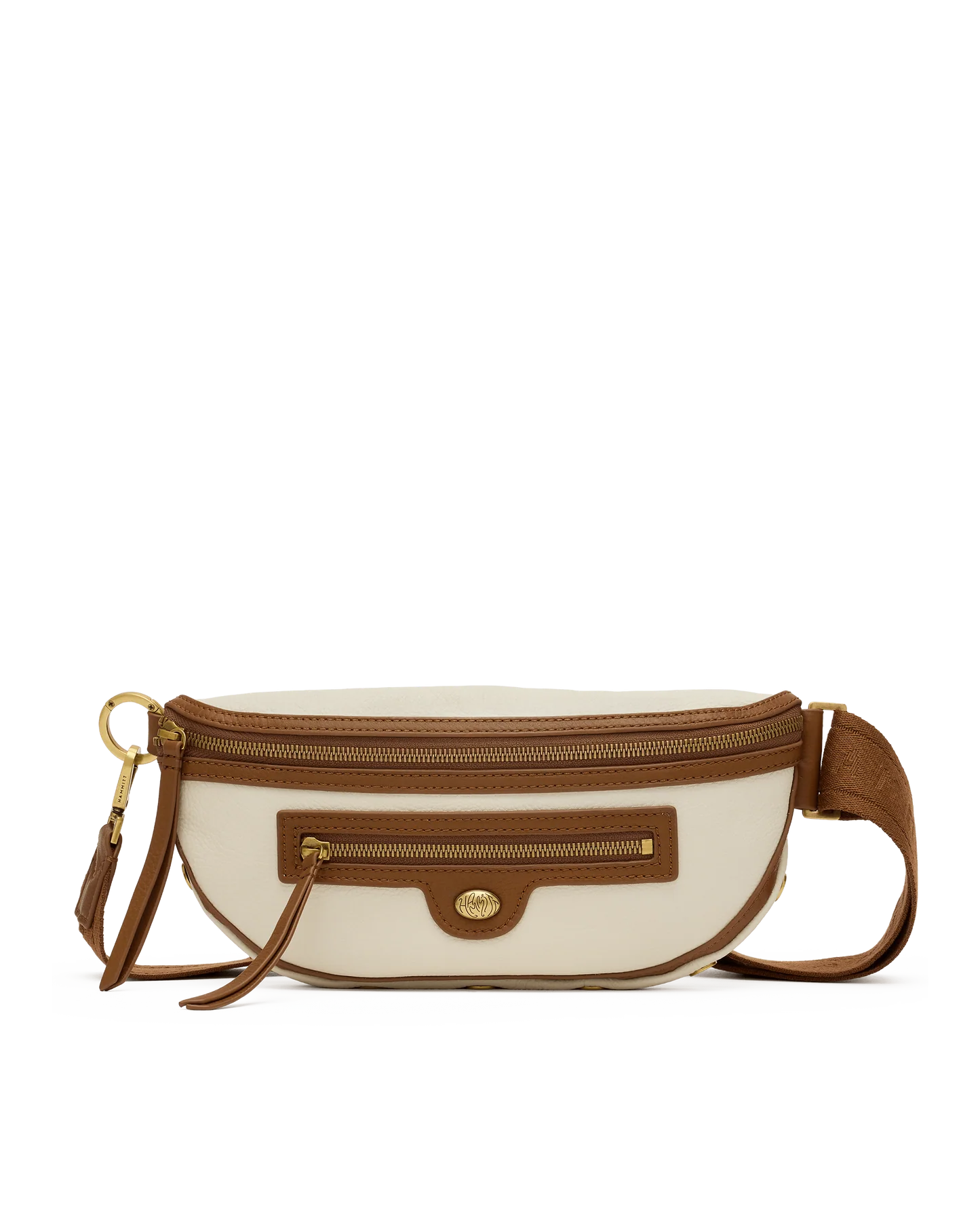 Charles Crossbody Med in West End/ Antique Gold