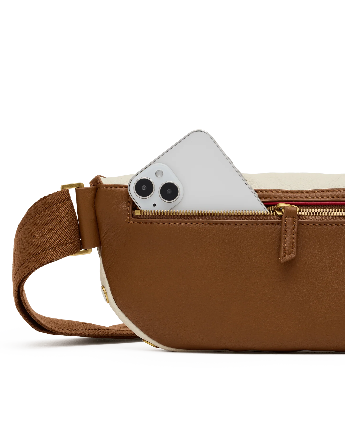 Charles Crossbody Med in West End/ Antique Gold