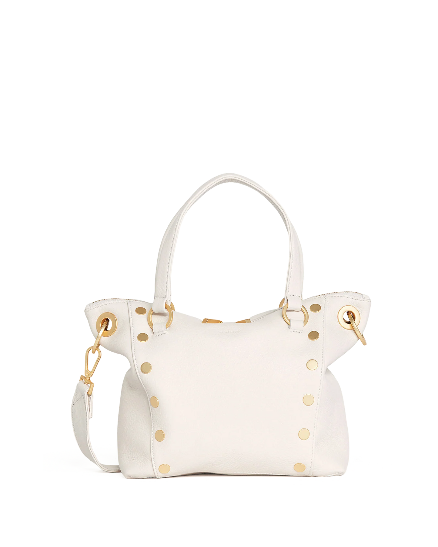 Daniel Med Handbag in Calla Lily White/Gold