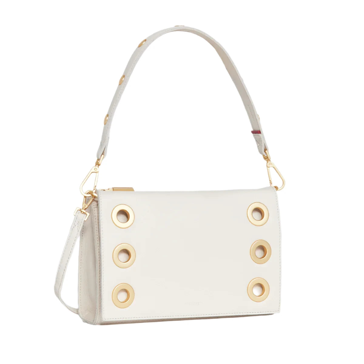 MONTANA CLUTCH SML in Calla LIly White/Gold