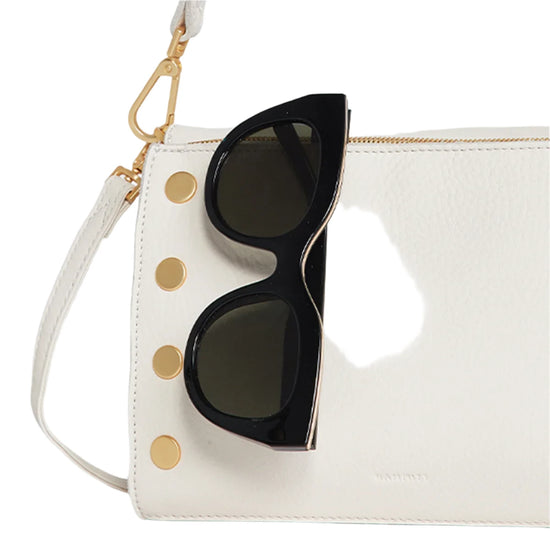 MONTANA CLUTCH SML in Calla LIly White/Gold