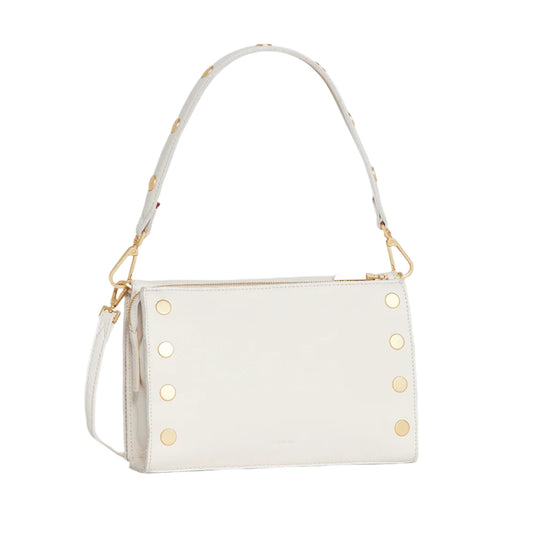 MONTANA CLUTCH SML in Calla LIly White/Gold