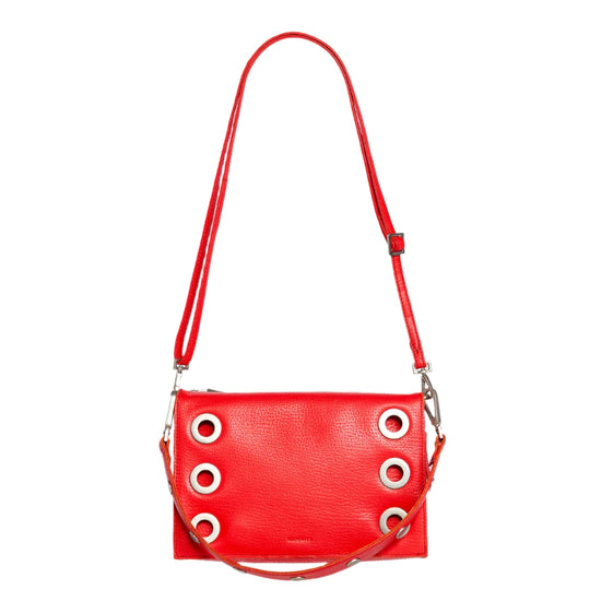 Retired MONTANA CLUTCH SML in Lighthouse Red/Silver