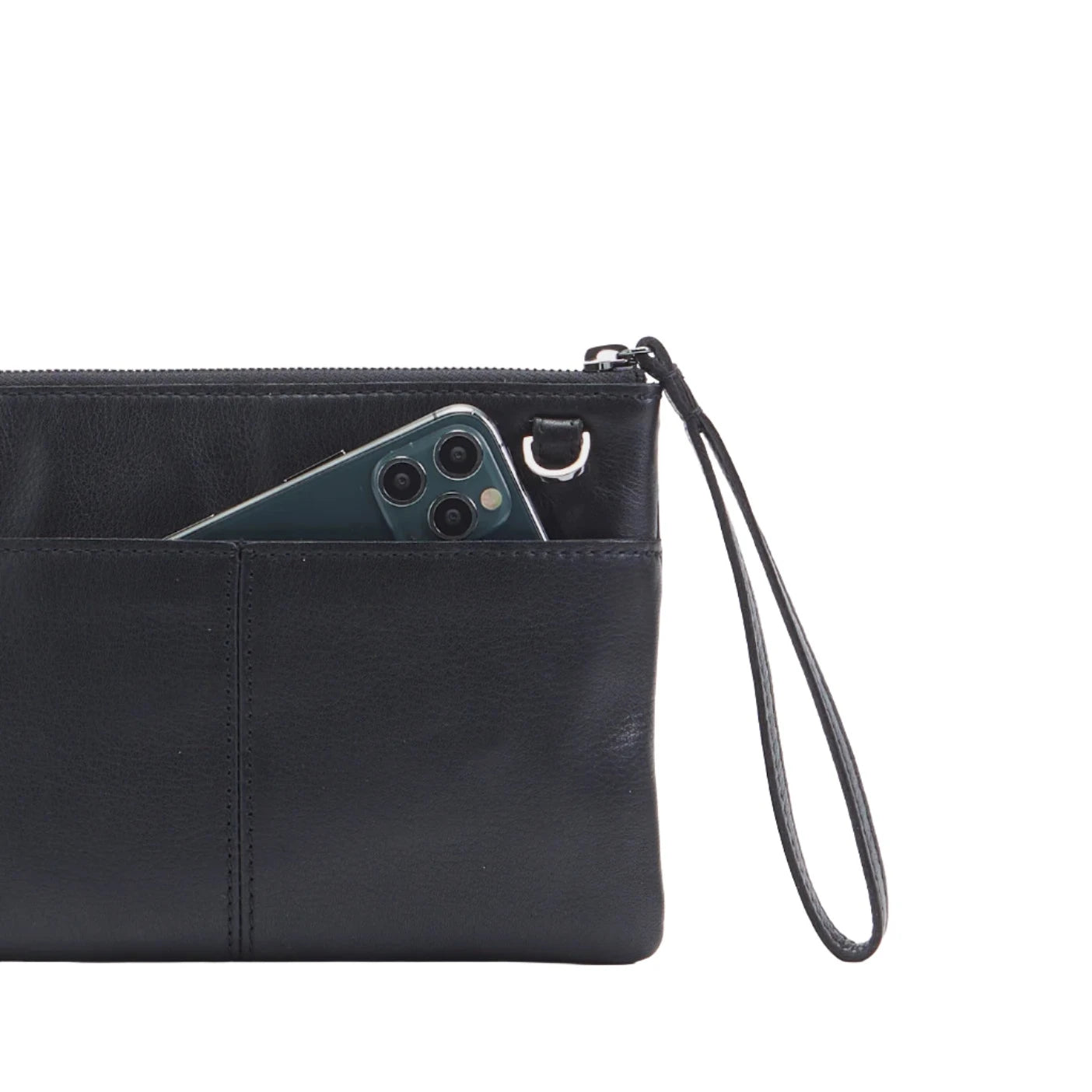 NASH SML Crossbody Clutch Wristlet in Black/Gunmetal