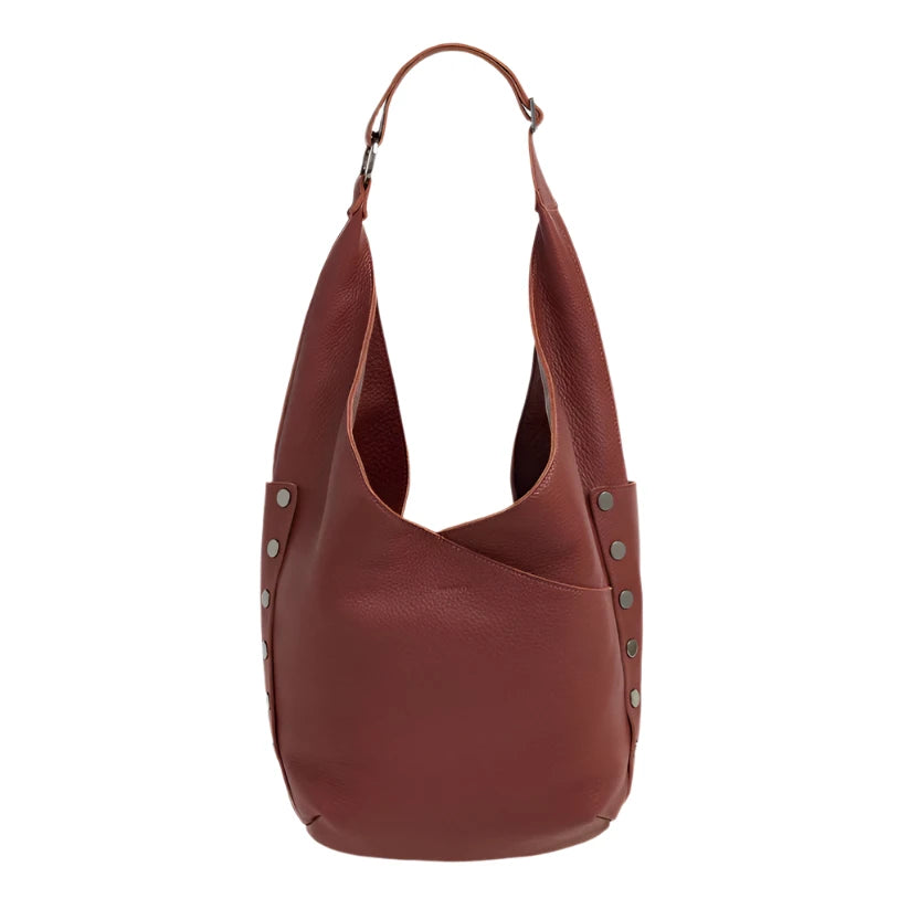 TOM ZIP Shoulder Bag in Baroque Brown/Gunmetal