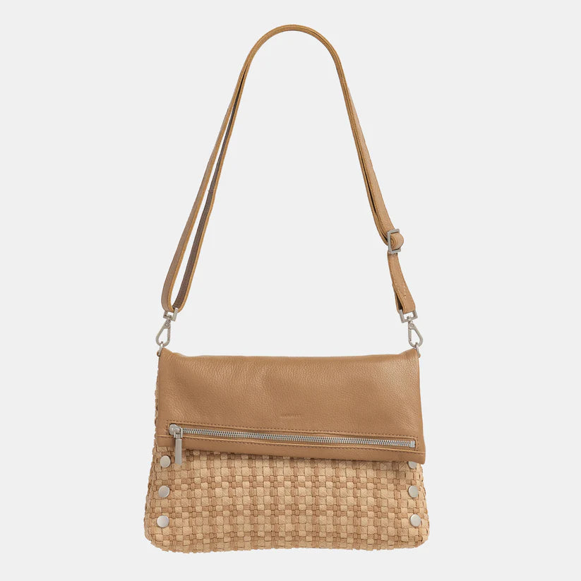 VIP LRG Handbag in Carpenter's Weave/Silver