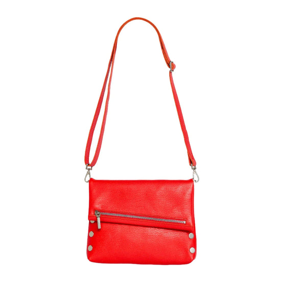 VIP MED Handbag in Lighthouse Red/ Silver