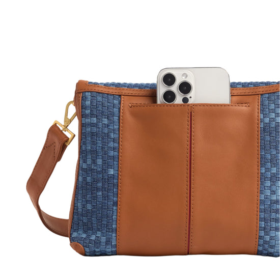 VIP Med in Mosaic Denim/ Brushed Gold