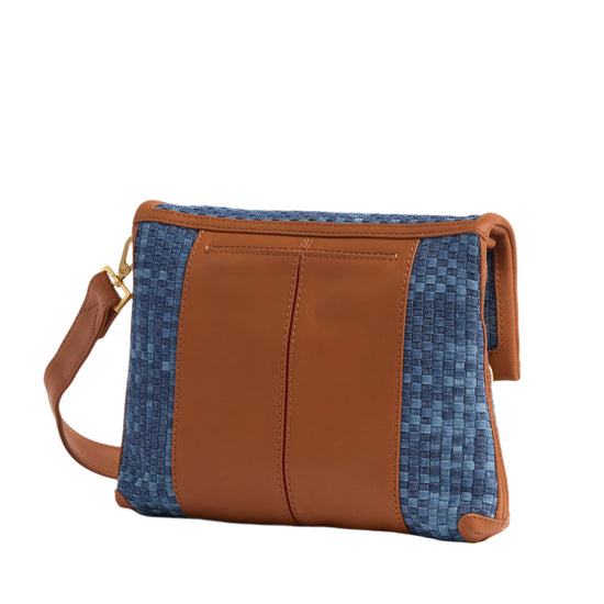 VIP Med in Mosaic Denim/ Brushed Gold