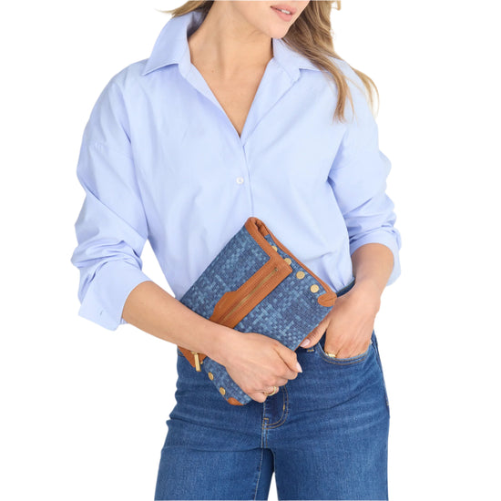 VIP Med in Mosaic Denim/ Brushed Gold